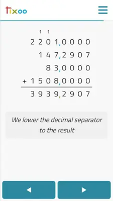 Long division android App screenshot 2