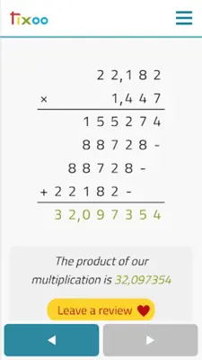 Long division android App screenshot 4