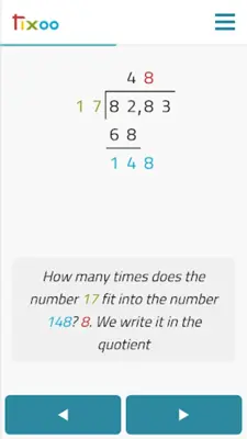 Long division android App screenshot 5